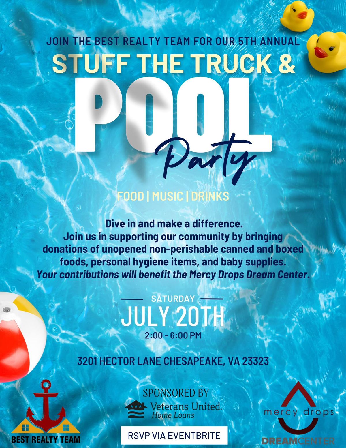 Stuff the Truck & Pool Party