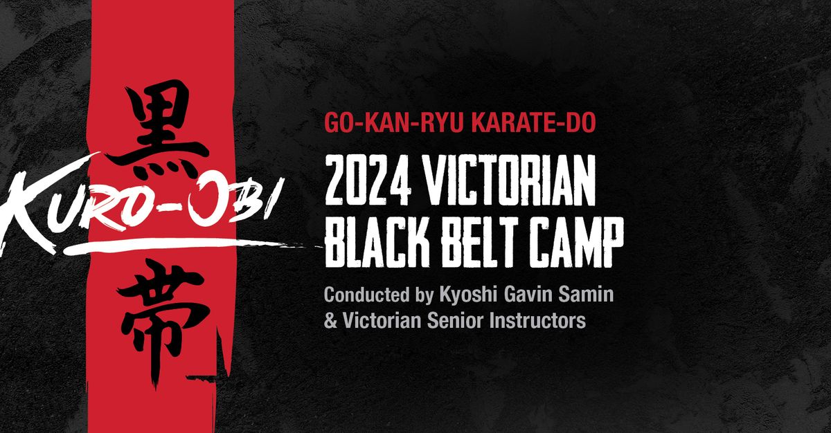 2024 Victorian Black Belt Camp