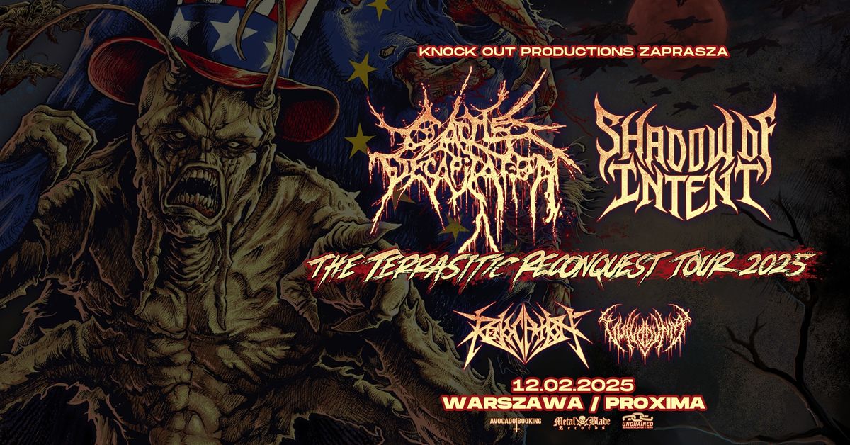 Cattle Decapitation, Shadow Of Intent + Revocation, Vulvodynia \/ 12 II 2025 \/ Warszawa