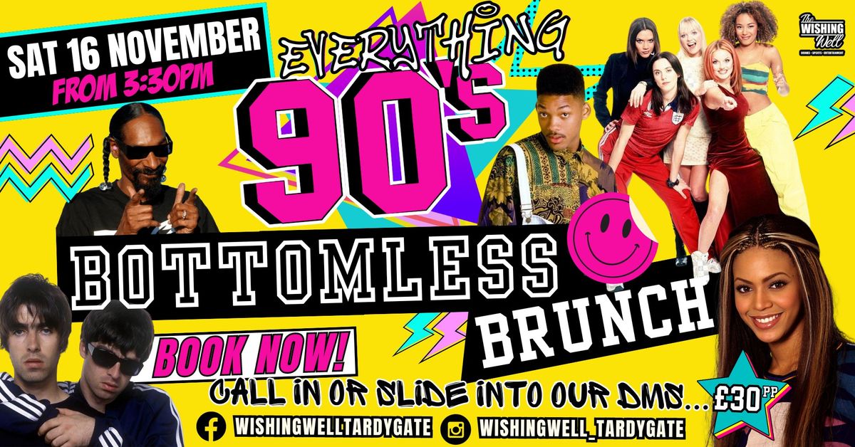 Everything 90s Bottomless Brunch \ud83e\udea9\ud83e\udd42