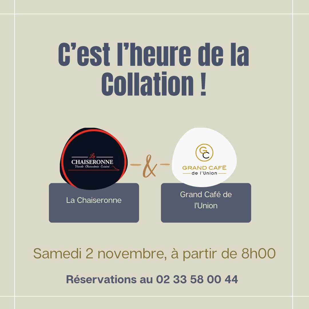 C\u2019est l\u2019heure de la Collation!