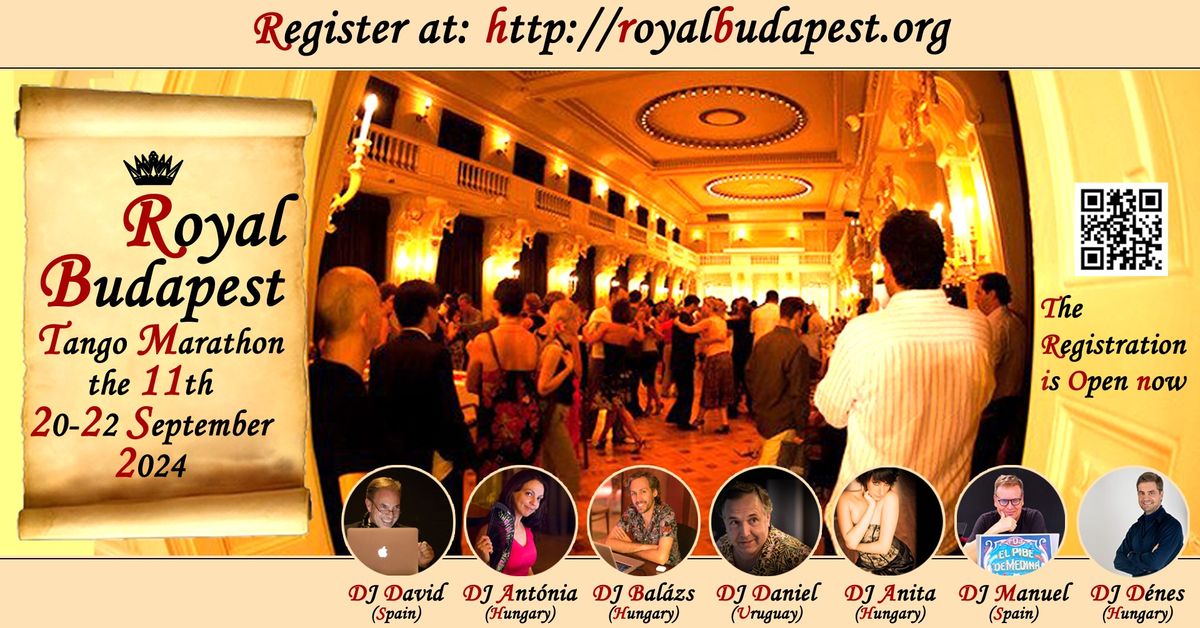 11th Royal Budapest Tango Marathon 20-22 September 2024