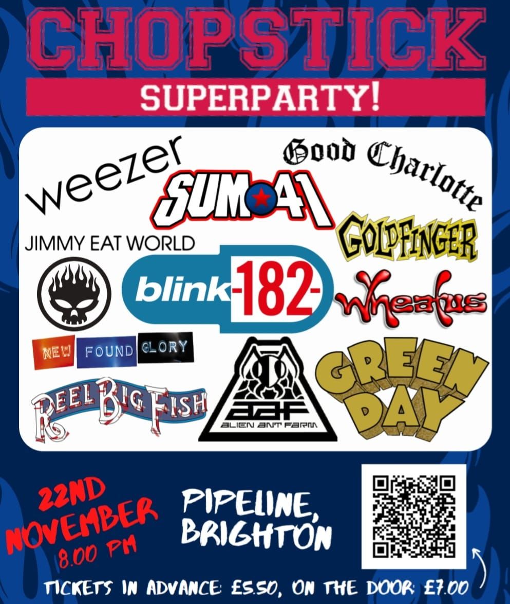 Chopstick Superparty (Pop Punk covers) @ The Pipeline, Brighton!