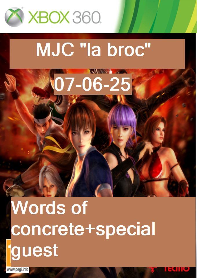 WORDS OF CONCRETTE + VERY SPECIAL GUESTS