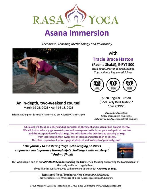 Asana Immersion