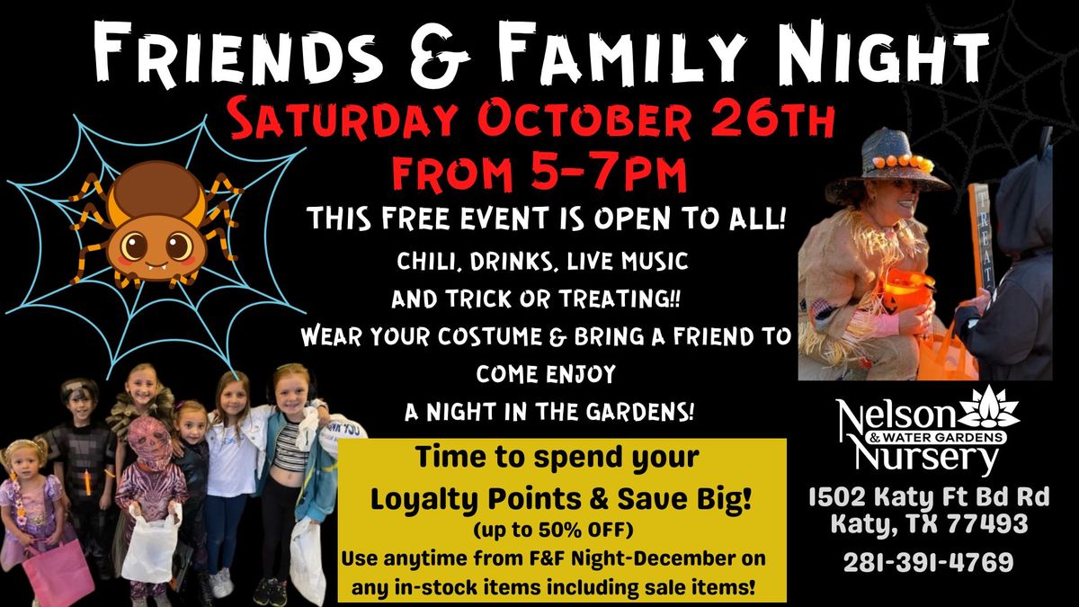 Fall Friends & Family Night 