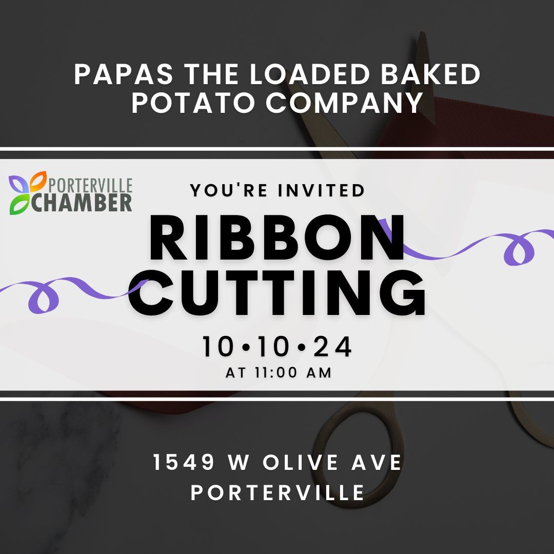 Ribbon Cutting Ceremony for Papas The Loaded baked Potato