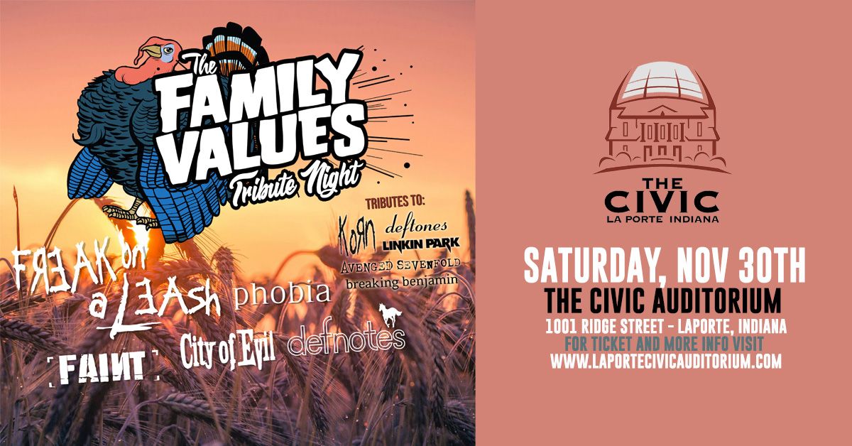 Family Values Tribute Night featuring Tributes to Korn, Deftones, Linkin Park & More!