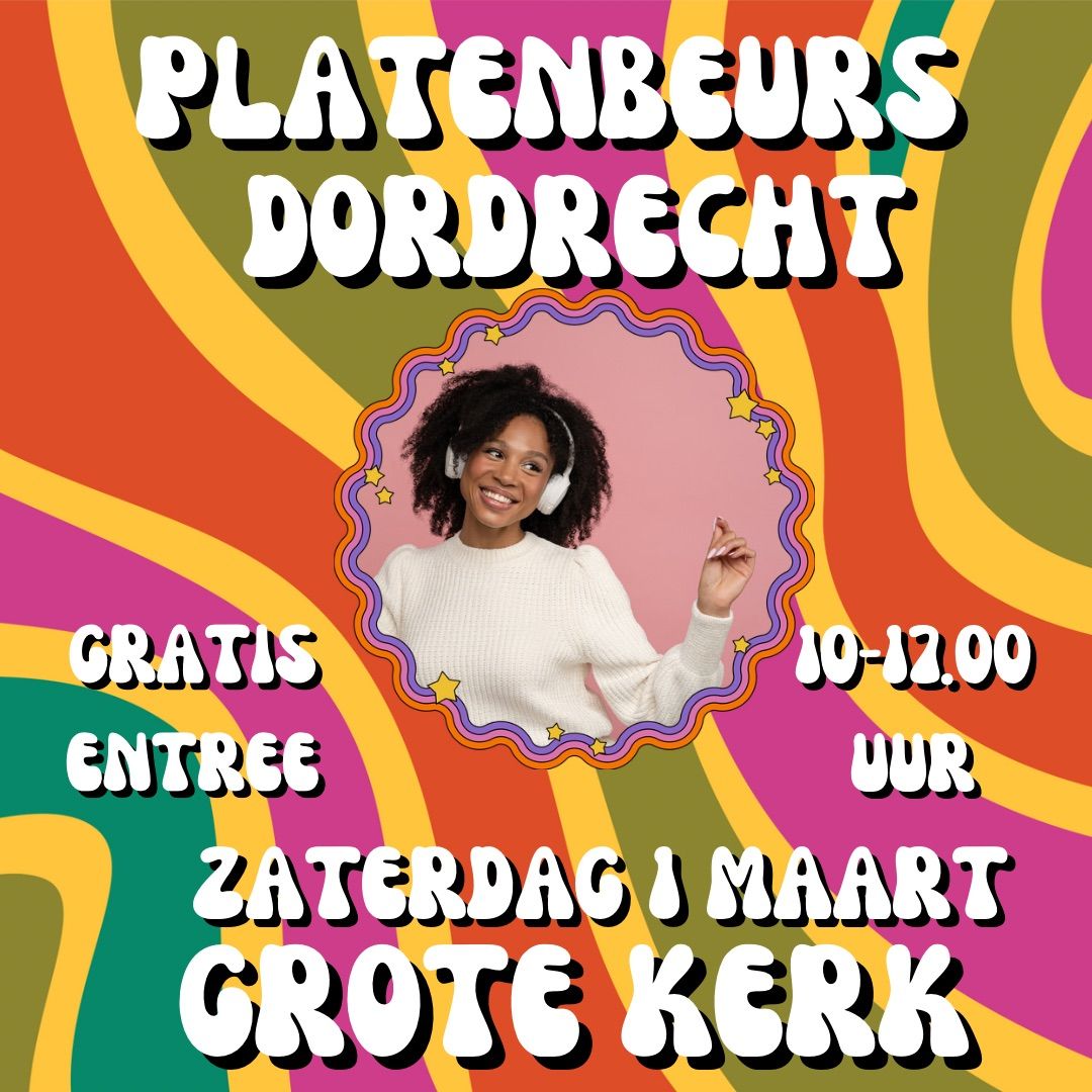 Platenbeurs Dordrecht zaterdag 1 maart Grote Kerk