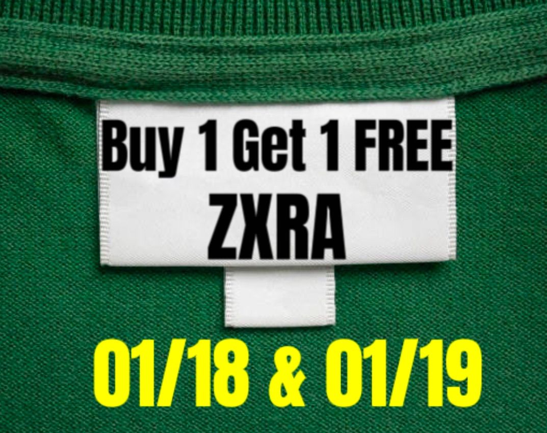 Buy 1 Get 1 FREE Zara