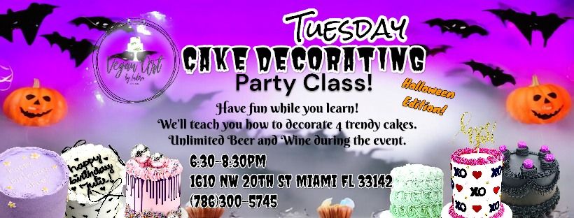 Cake decorating Party Class