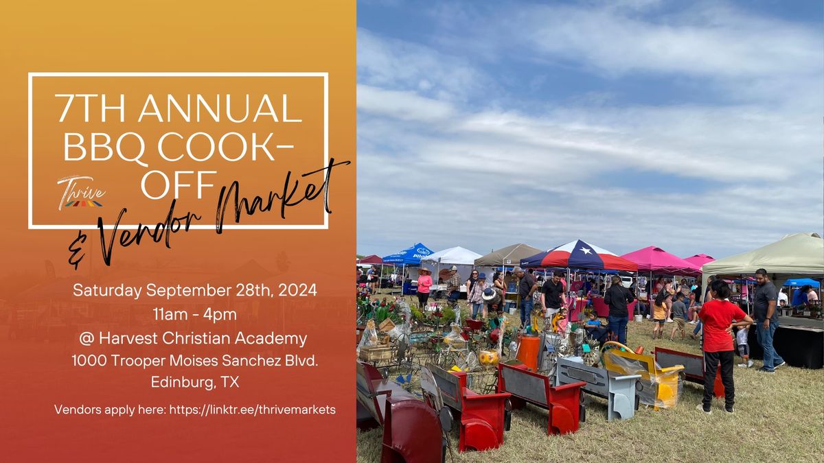 HCA 7th Annual BBQ Cook Off & Thrive Vendor Market