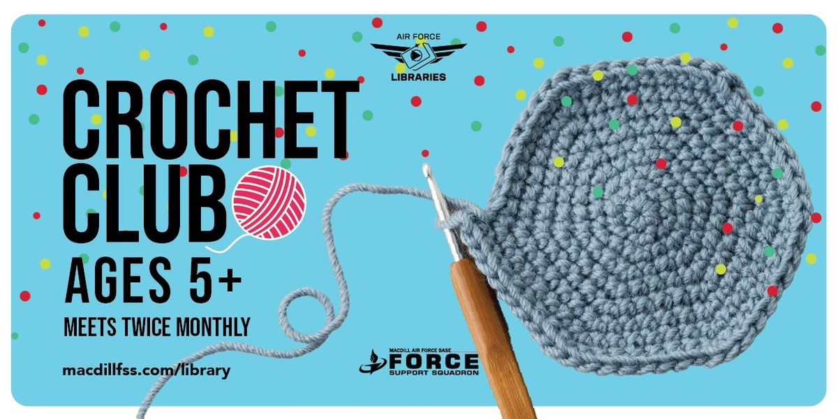 Crochet Club @ MacDill AFB Library