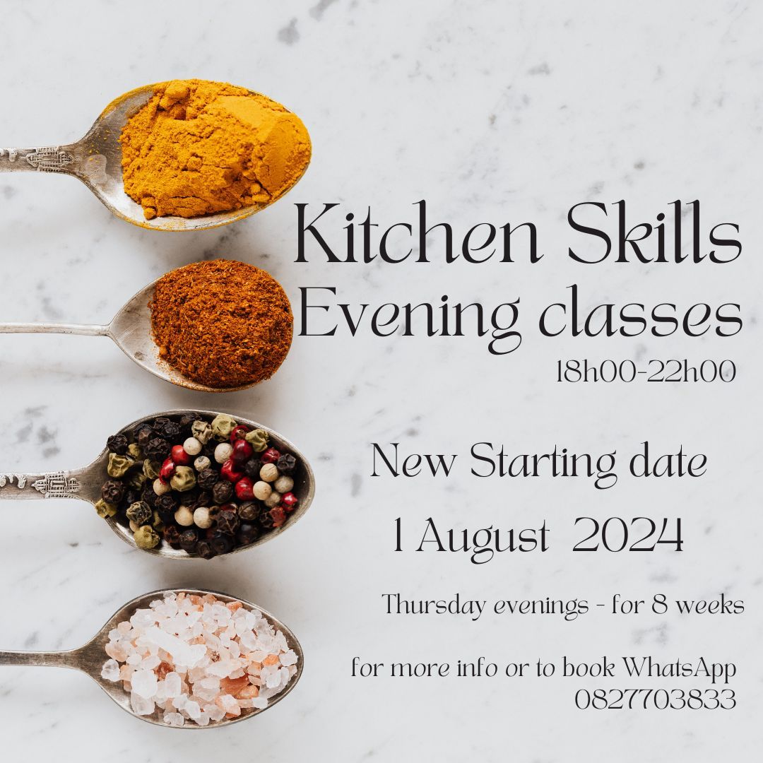 Kitchen Skills Evening classes