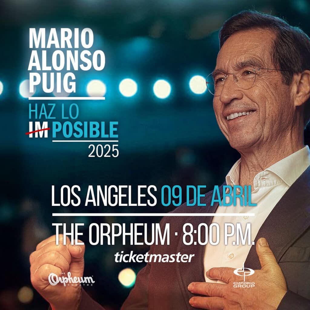 Mario Alonso Puig at Orpheum Theatre - Los Angeles