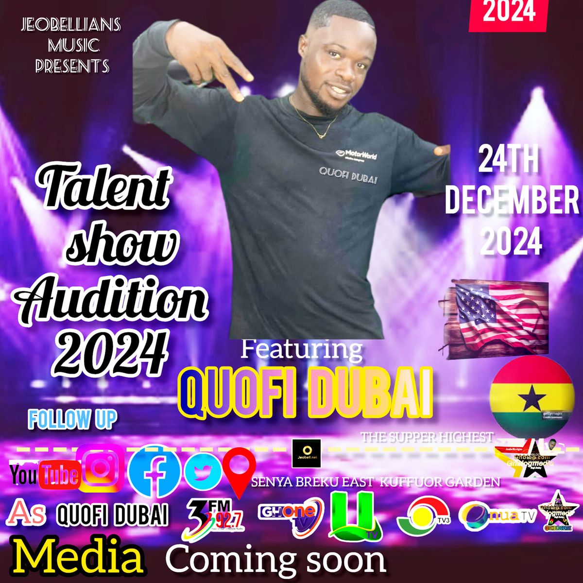 QUOFI DUBAI TALENTS SHOW AUDITION 2024  SEASON 1