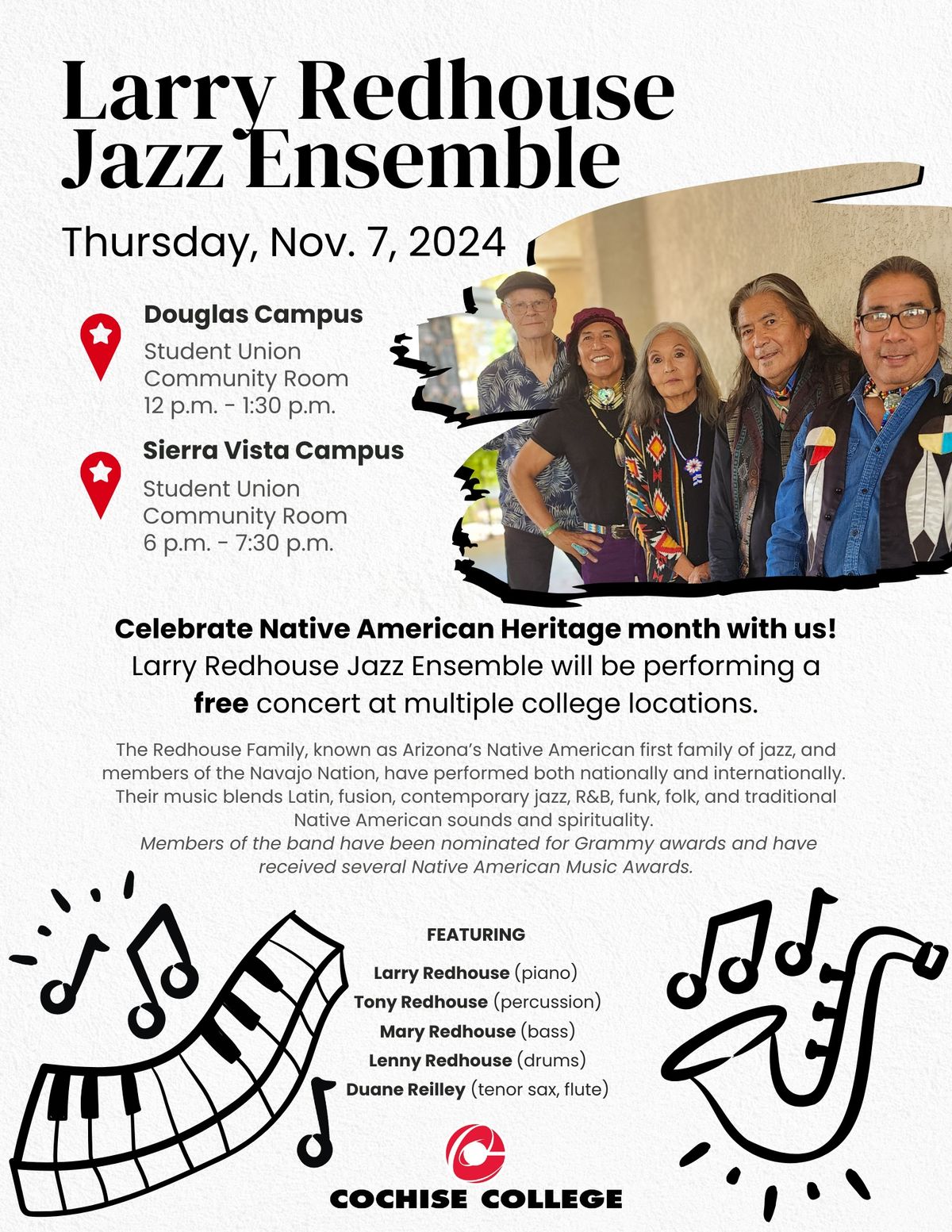 Larry Redhouse Jazz Ensemble  - Sierra Vista Campus