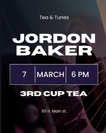 Tea & Tunes: Jordon Baker