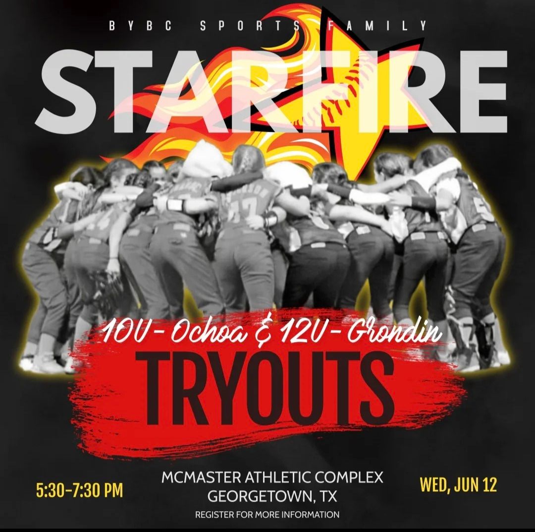 Fall Tryouts for 10U and 12U Teams