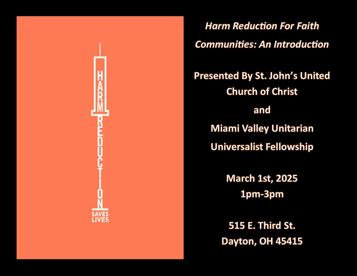 Harm Reduction For Faith Communities