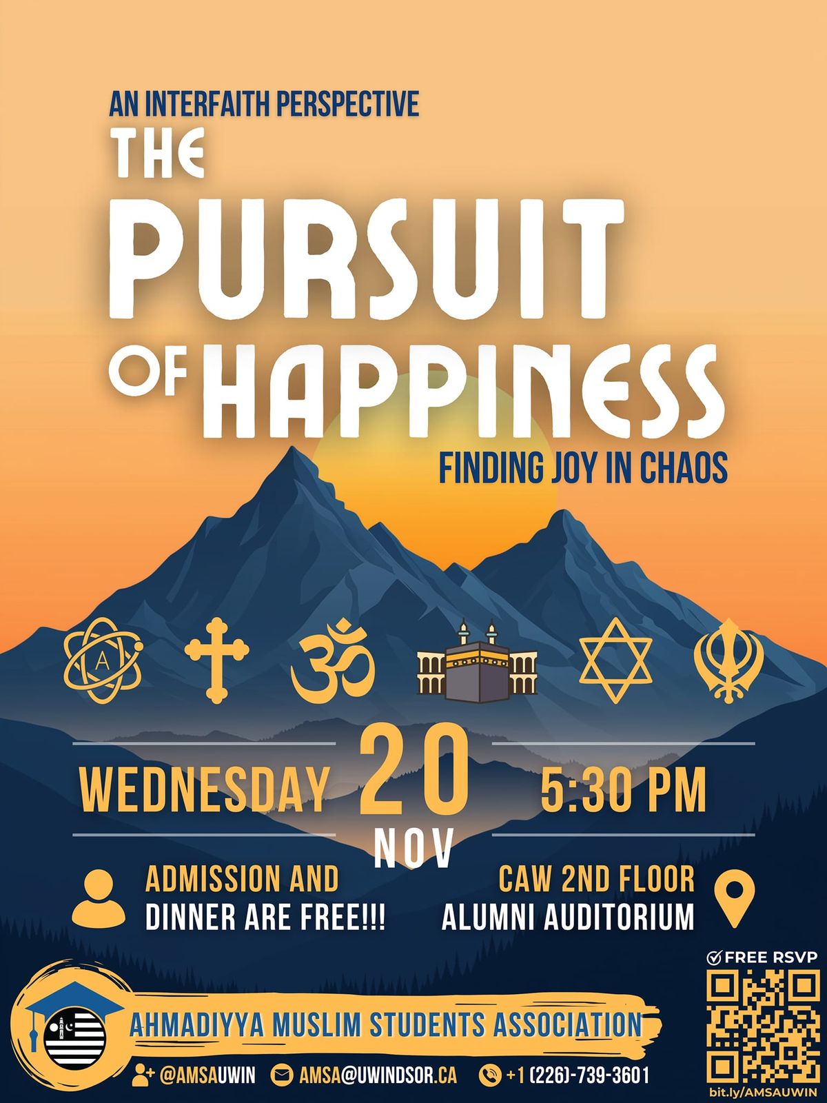 The Pursuit of Happiness: Finding Joy in Chaos - An Interfaith Perspective