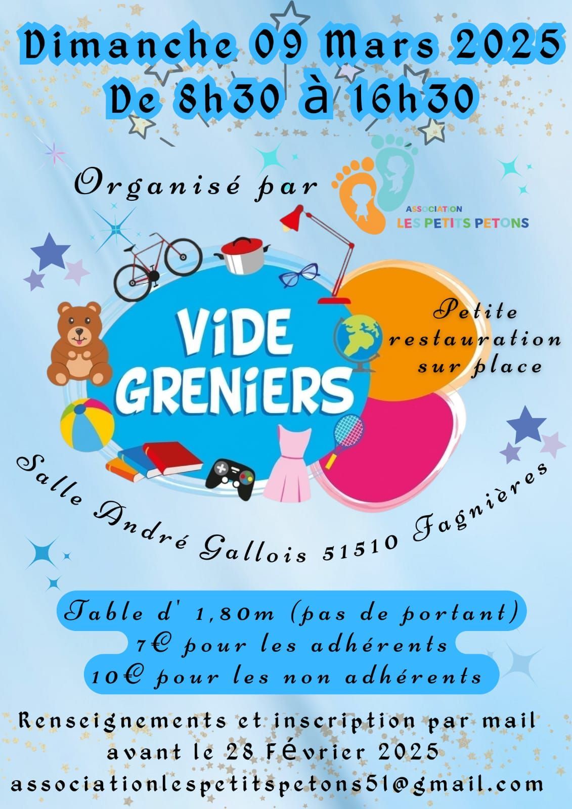 VIDE GRENIERS FAGNIERES