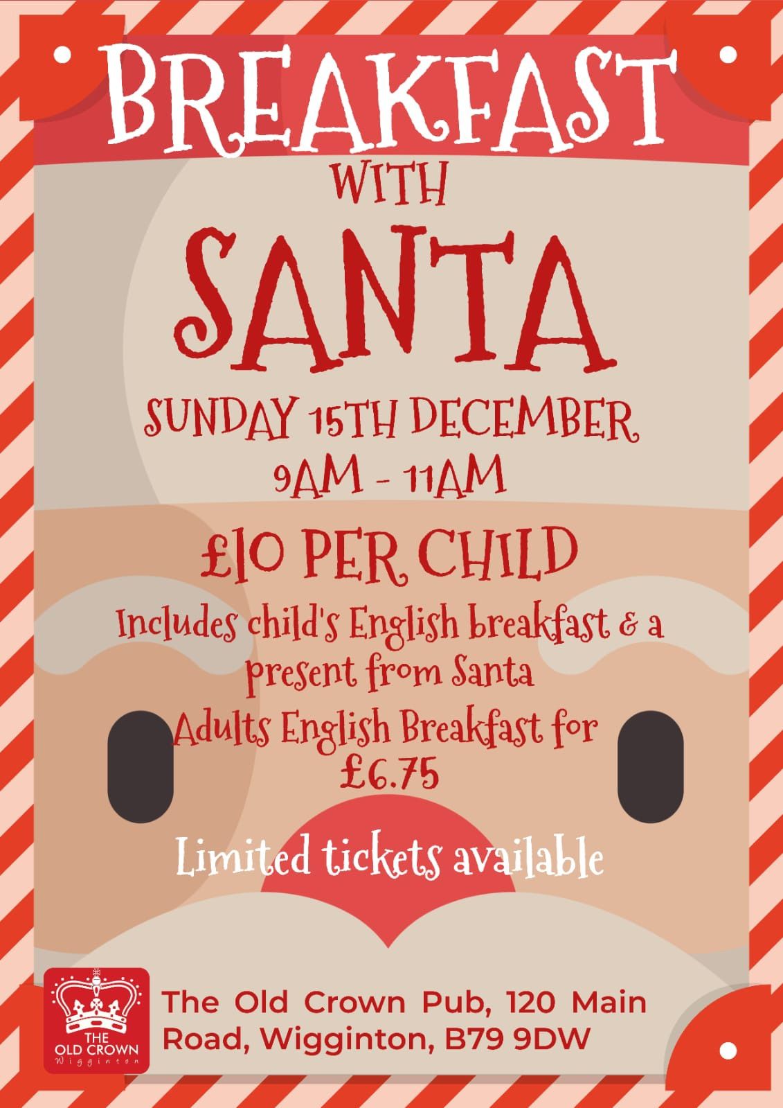 Breakfast With Santa At The Old Crown