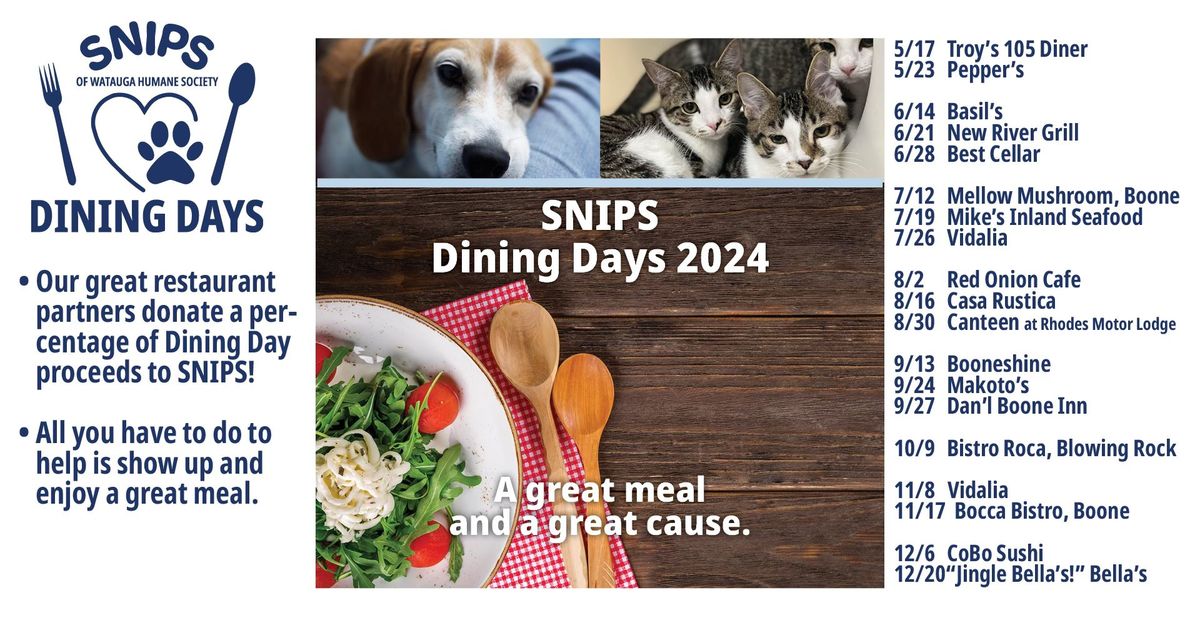 Vidalia - SNIPS Dining Days