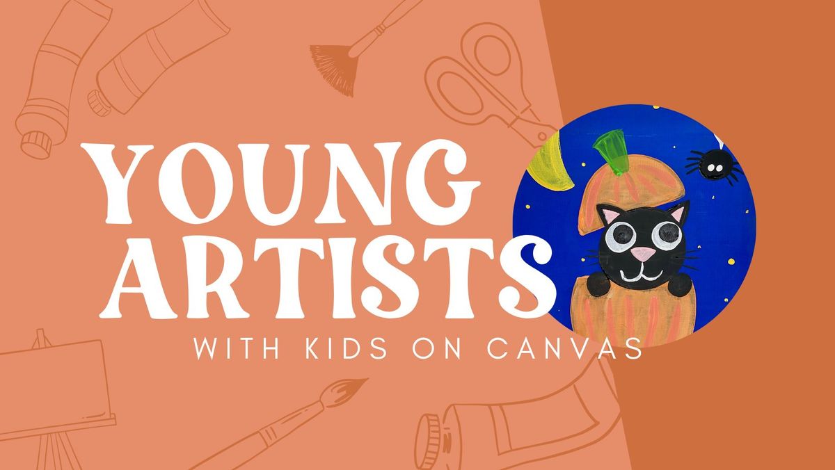 Young Artists | Pumpkin Kitty Painting