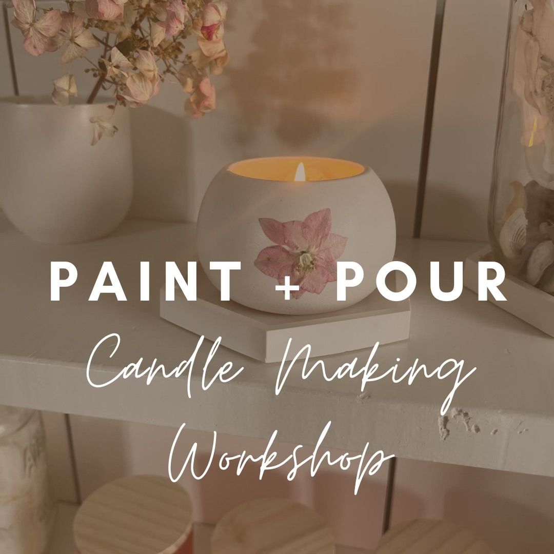 Paint & Pour Candle Making