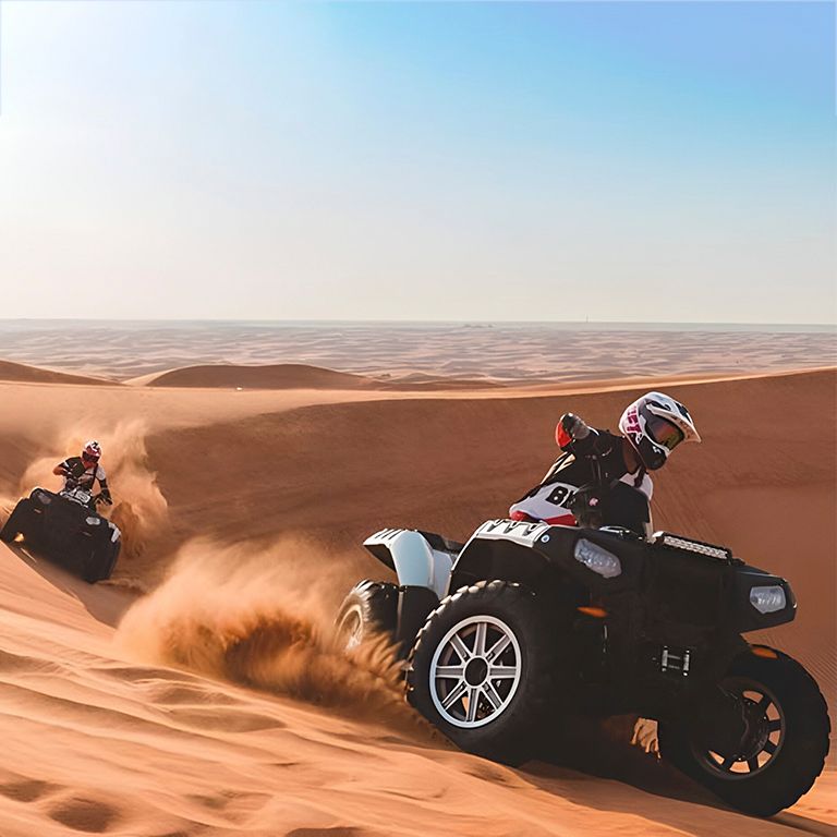 Desert Safari, BBQ Dinner and Quad Biking in Dubai