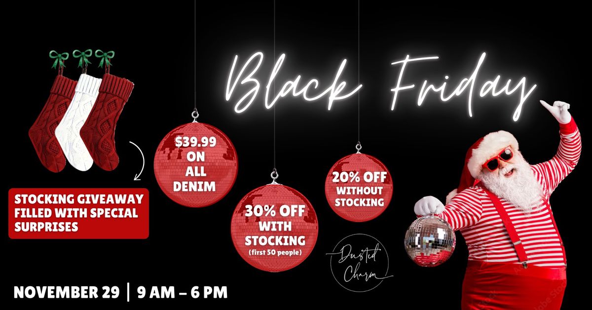 Black Friday: Santa Shops Small event 