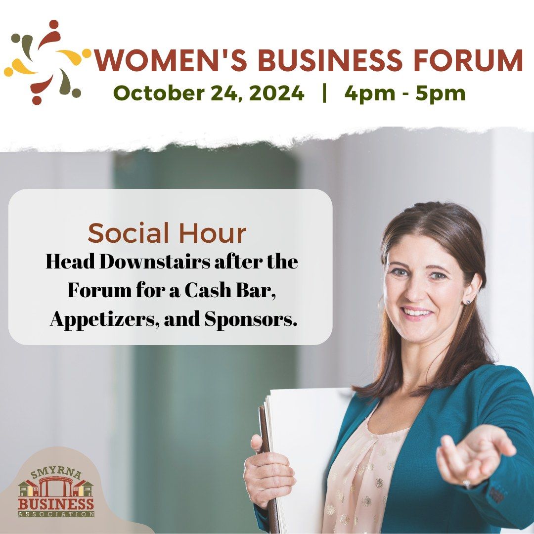 Women\u2019s Business Forum Social Hour