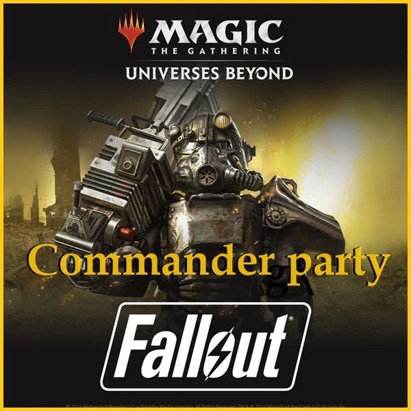 Fallout Commander Party, Pair A Dice Games, Athens, 10 March 2024