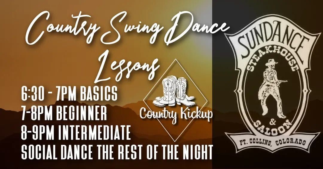 Country Swing Dance Lessons - Sundance Fundraiser Night