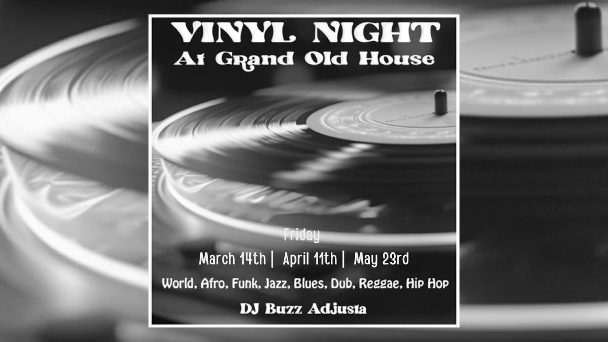 VINYL NIGHT in March! 