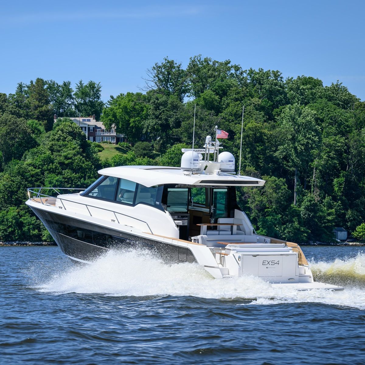 Happy Hour aboard the Tiara Yachts EX54