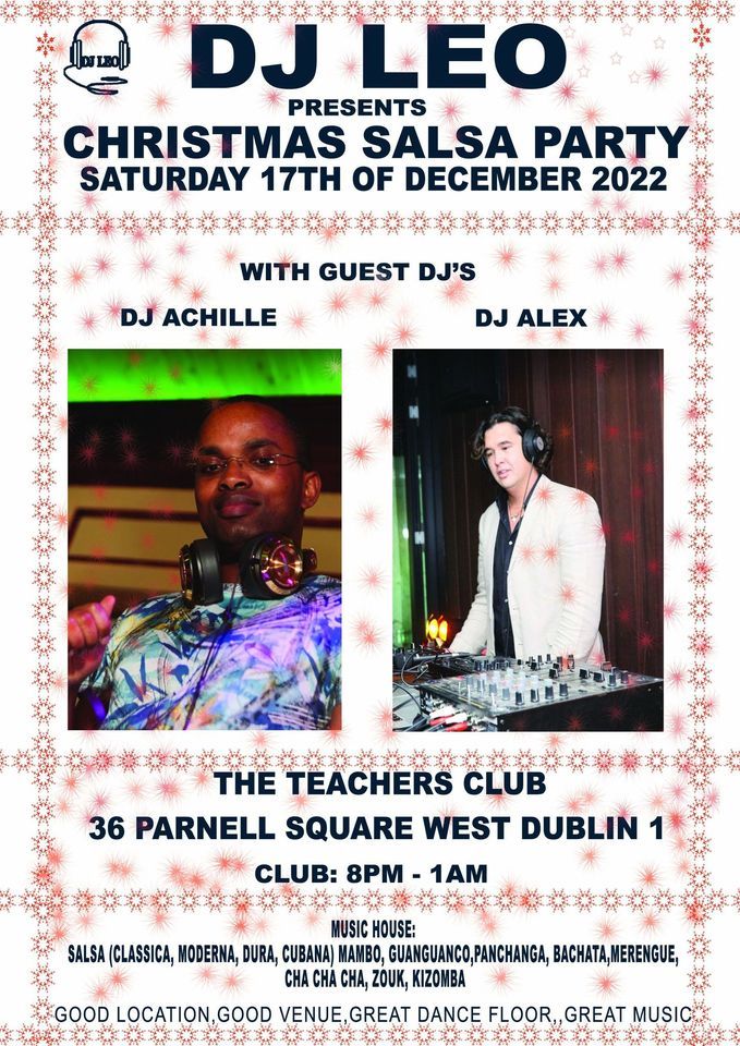 CHRISTMAS SALSA PARTY WITH DJ ACHILLE & DJ ALEX