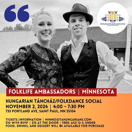 HUNGARIAN T\u00c1NCH\u00c1Z \u2013 FOLKDANCE SOCIAL