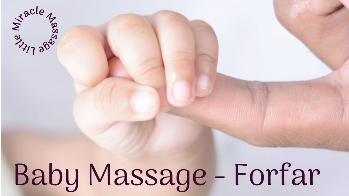 4 week block of Baby Massage - Forfar 