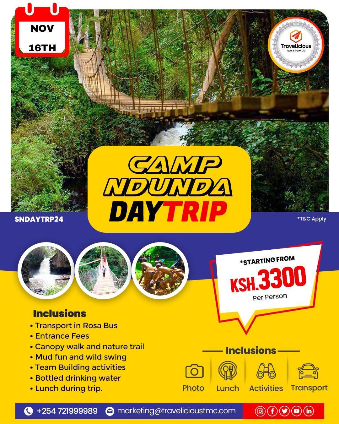 Camp Ndunda Day Trip