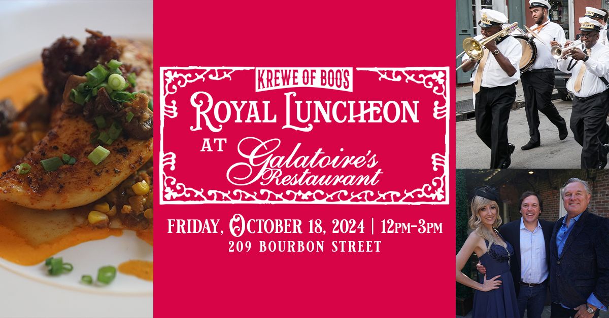 Krewe of Boo's Royal Luncheon