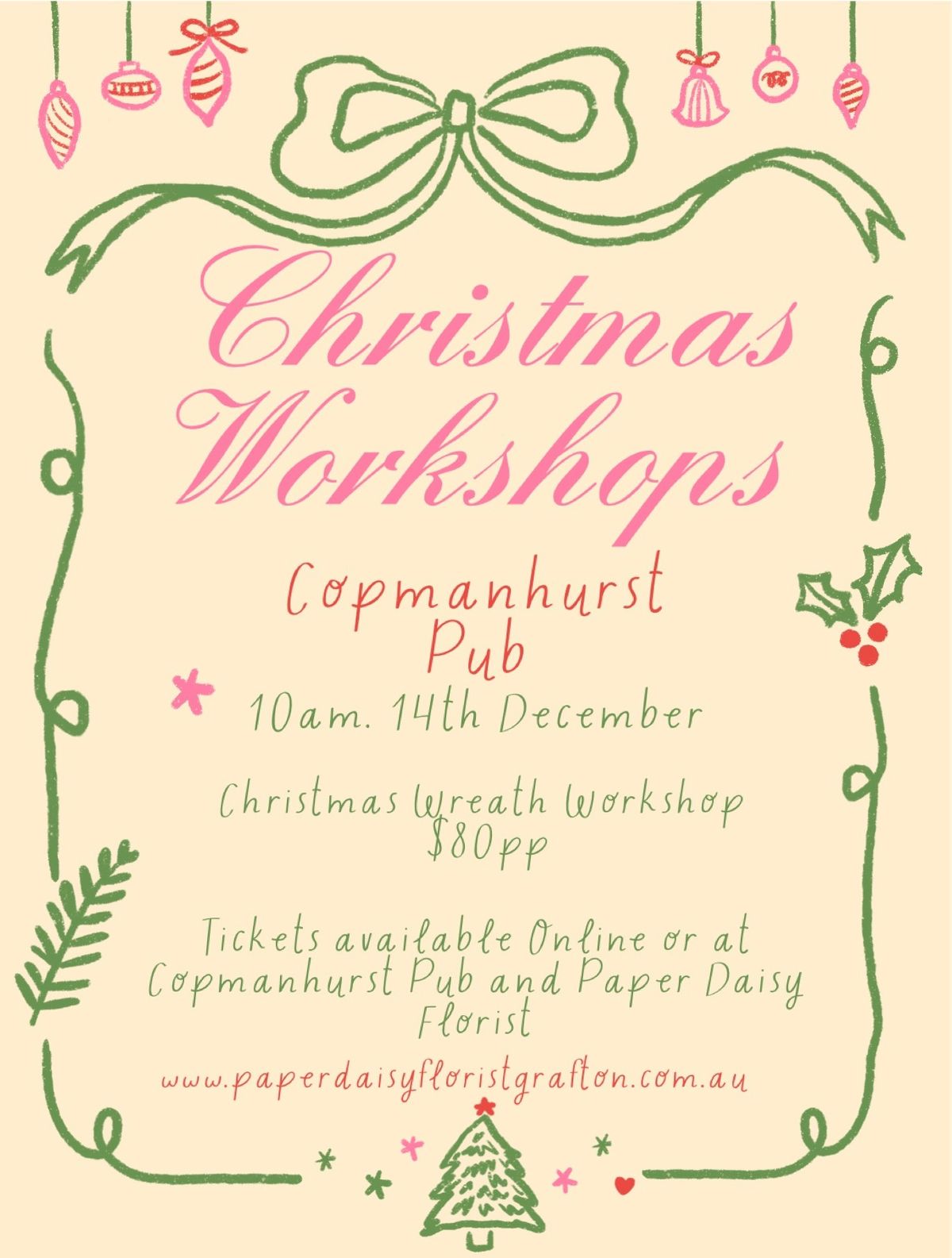 Christmas Wreath Workshop 