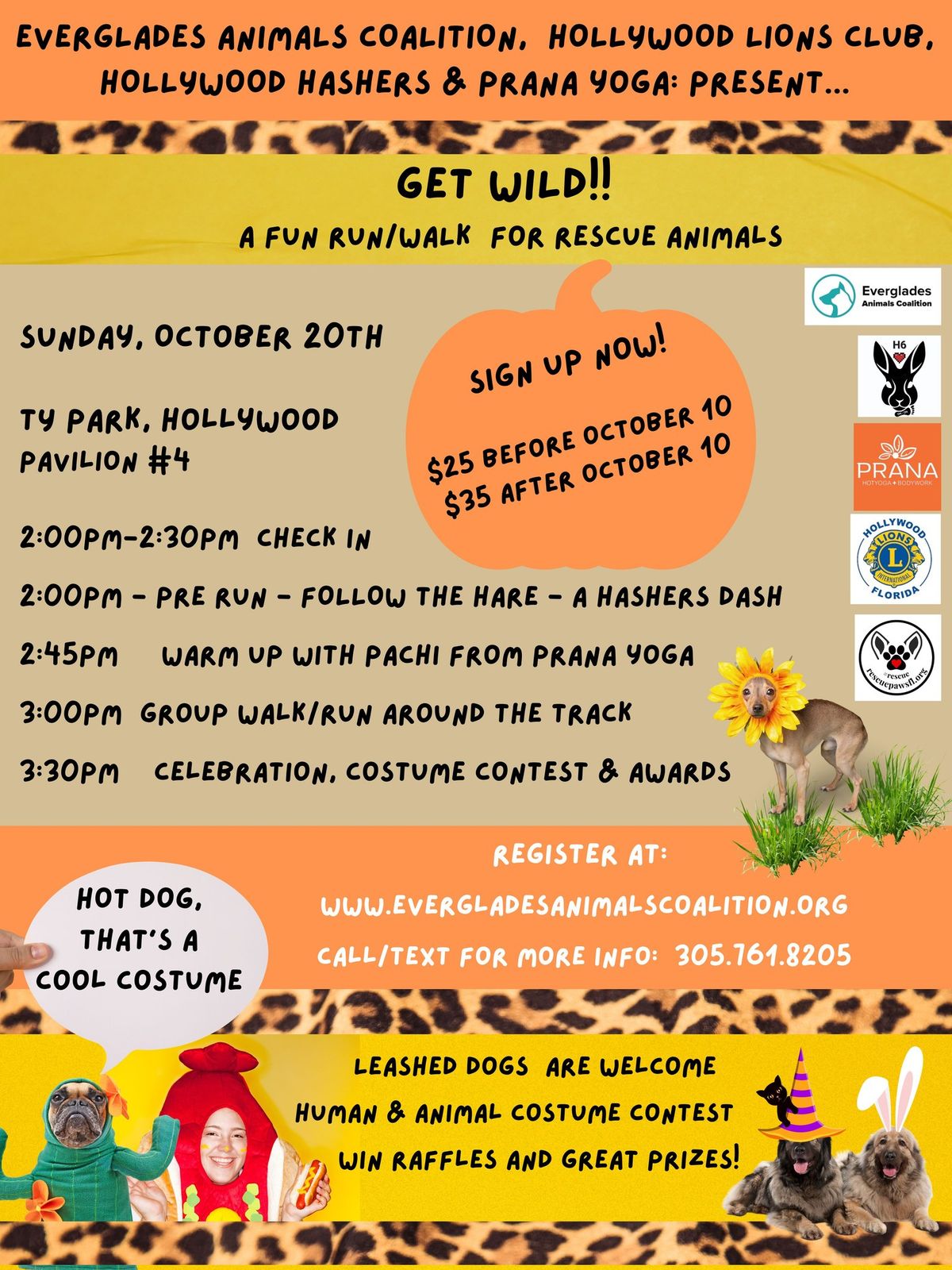 GET WILD!!  a FUN RUN\/WALK for rescue animals