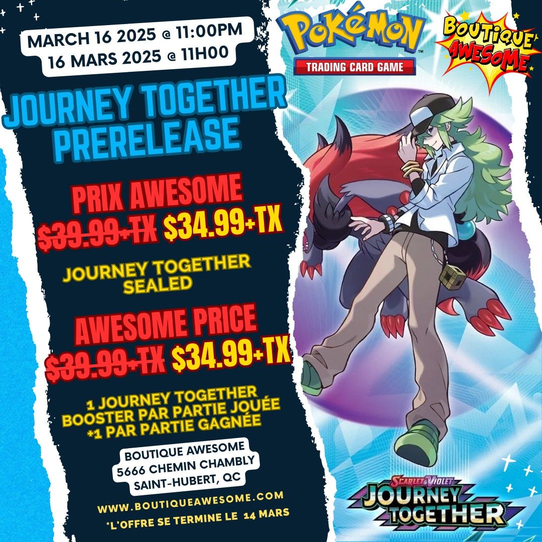 Pokemon Journey Together Prerelease