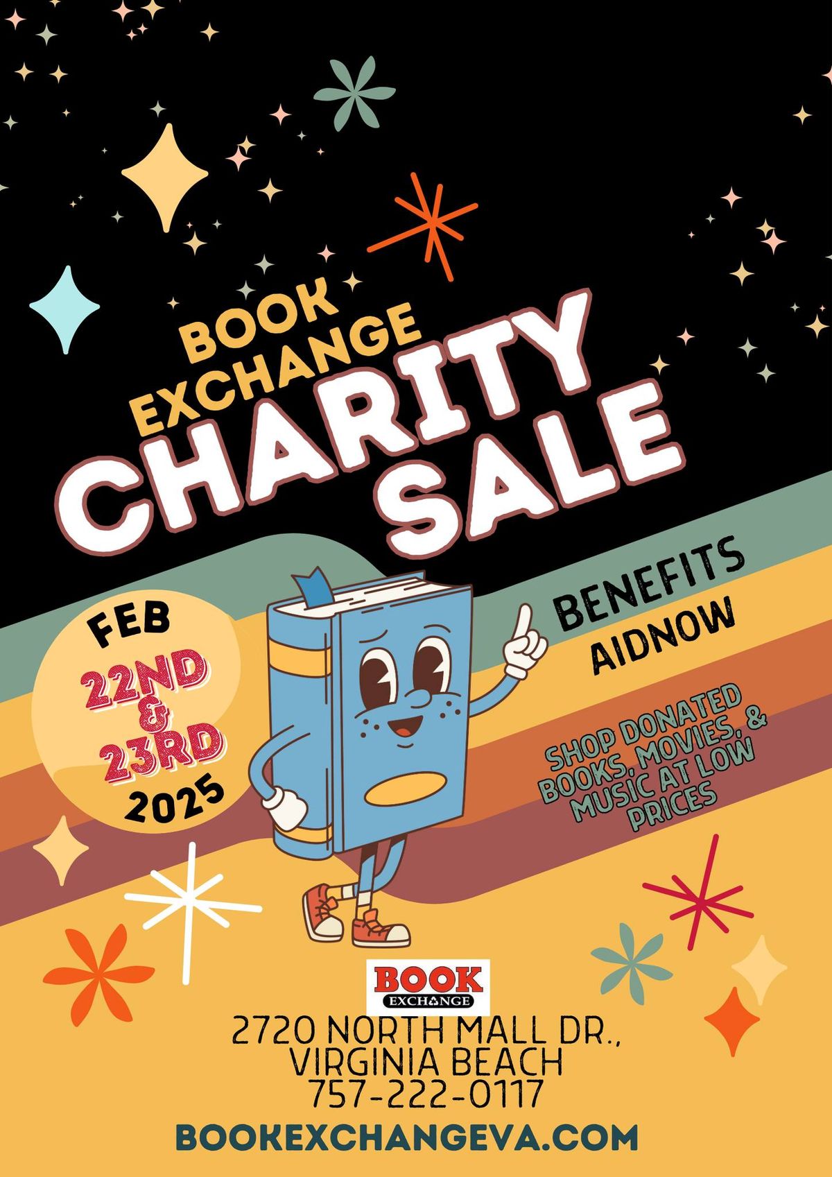 Book Exchange Charity Sale to Benefit AidNow