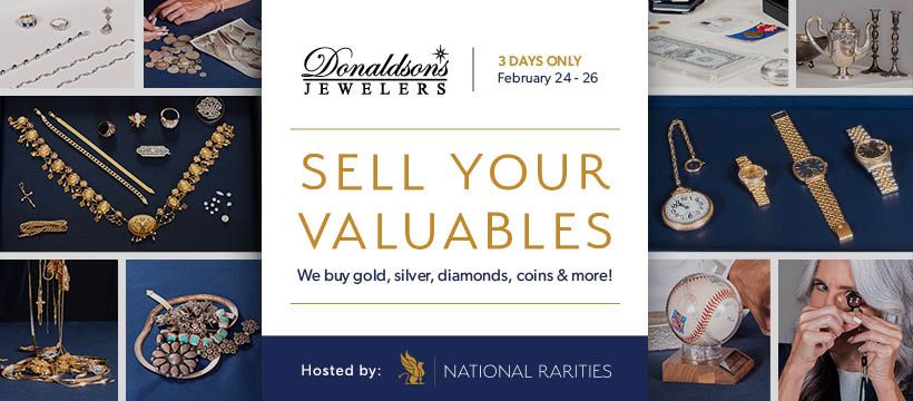 Donaldson's Jewelers Buying Event - February 24-26, 2025