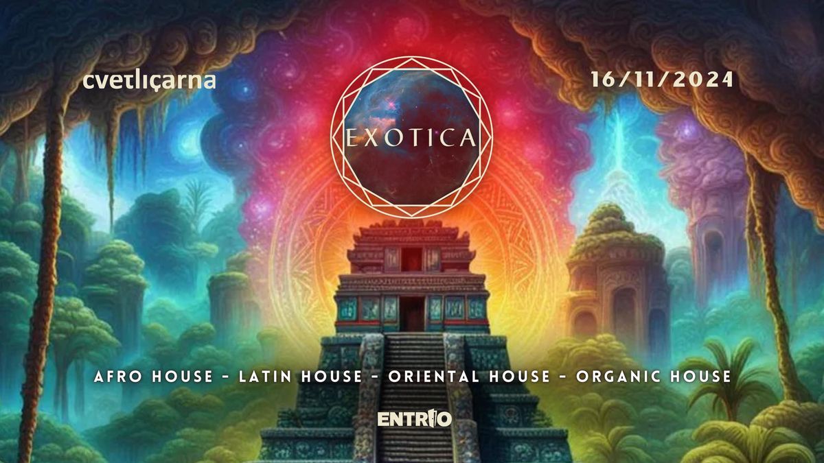 EXOTICA Boiler Room \ud83c\udf34 Afro & Latin House \u23b8 Cvetli\u010darna 16.11.