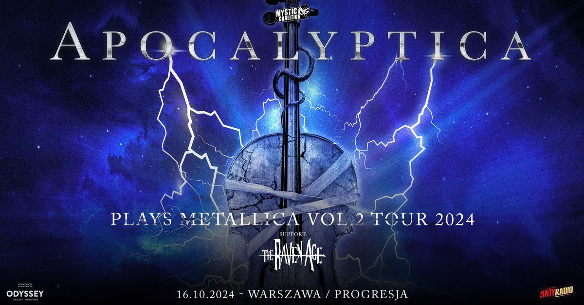 Apocalyptica Plays Metallica Vol. 2 Tour 2024 + The Raven Age \/ 16 X 2024 \/ Warszawa