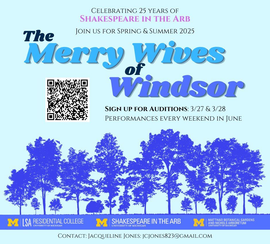 Merry Wives of Windsor Auditions